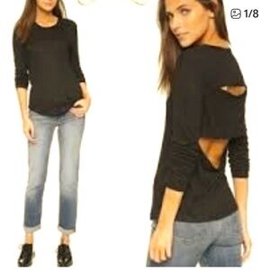 ALC  Black Cutout Sweater